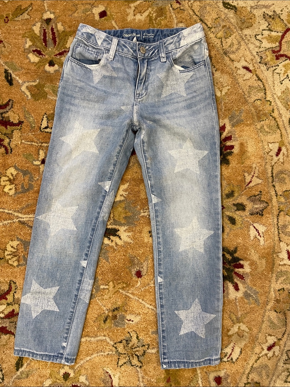 Gap Kids Star Print Light Wash Jeans